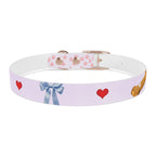 Charming Pet Collar with Paw Print Design
