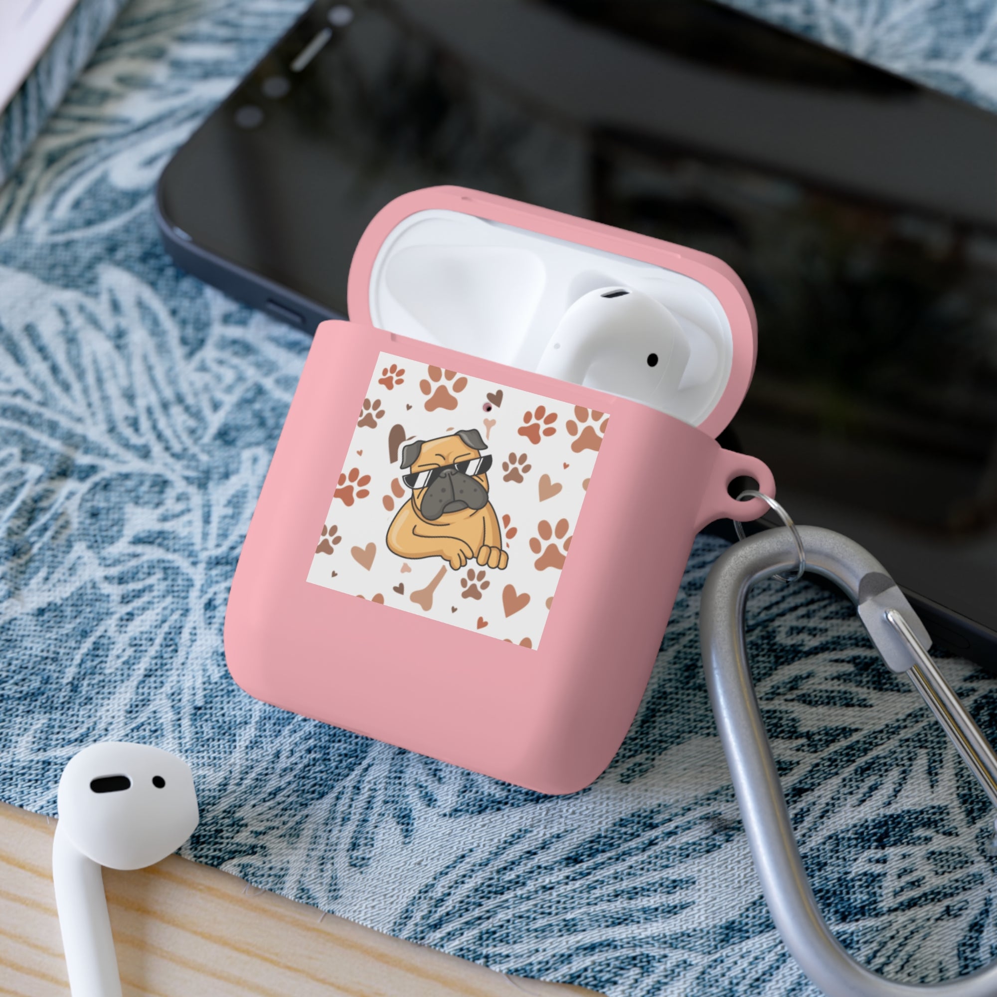 Cute Dog Paw Print AirPods Case Cover
