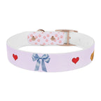Charming Pet Collar with Paw Print Design