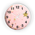 Wall Clock - Glitter & Gold