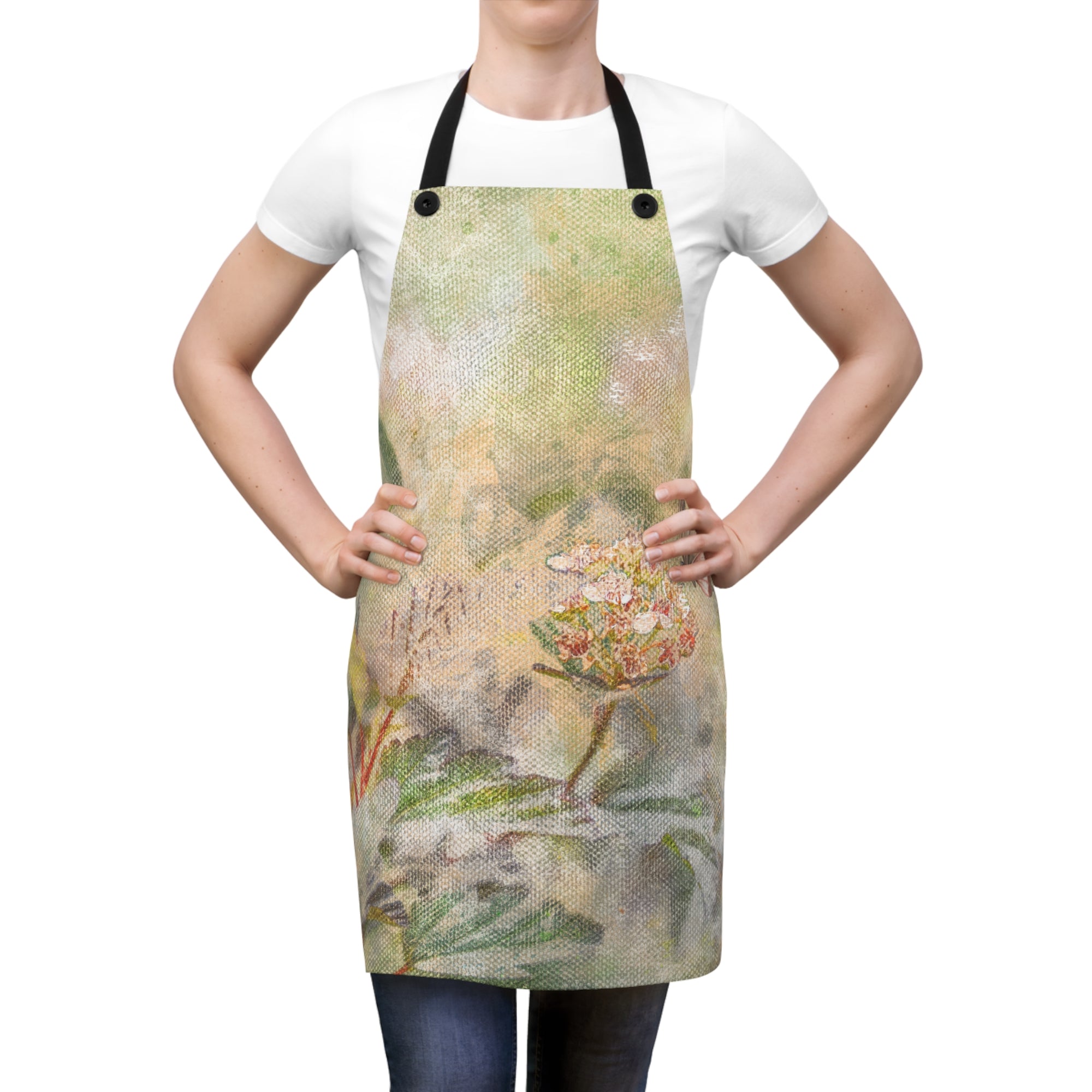 Butterfly Garden Floral Cook's Apron
