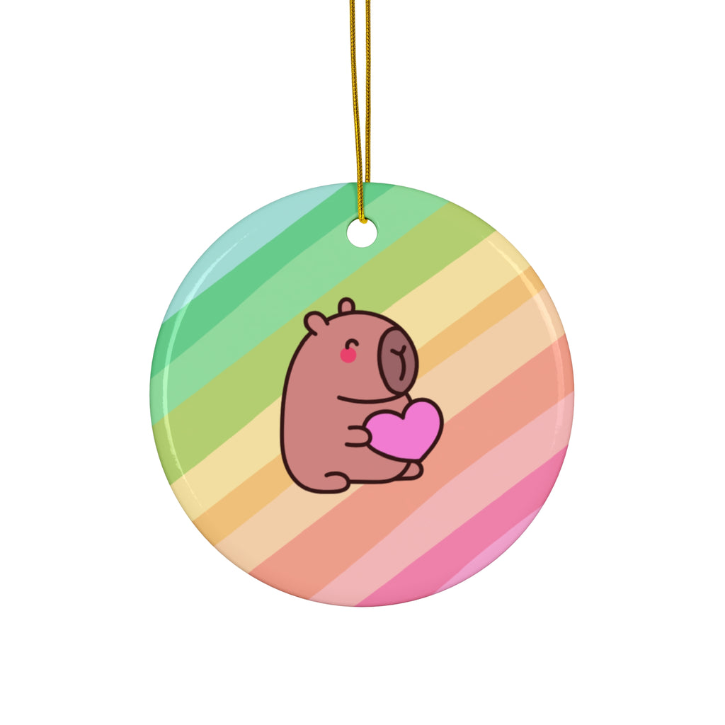 Cappybara or Customize Ceramic Ornament