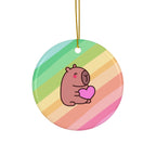 Cappybara or Customize Ceramic Ornament