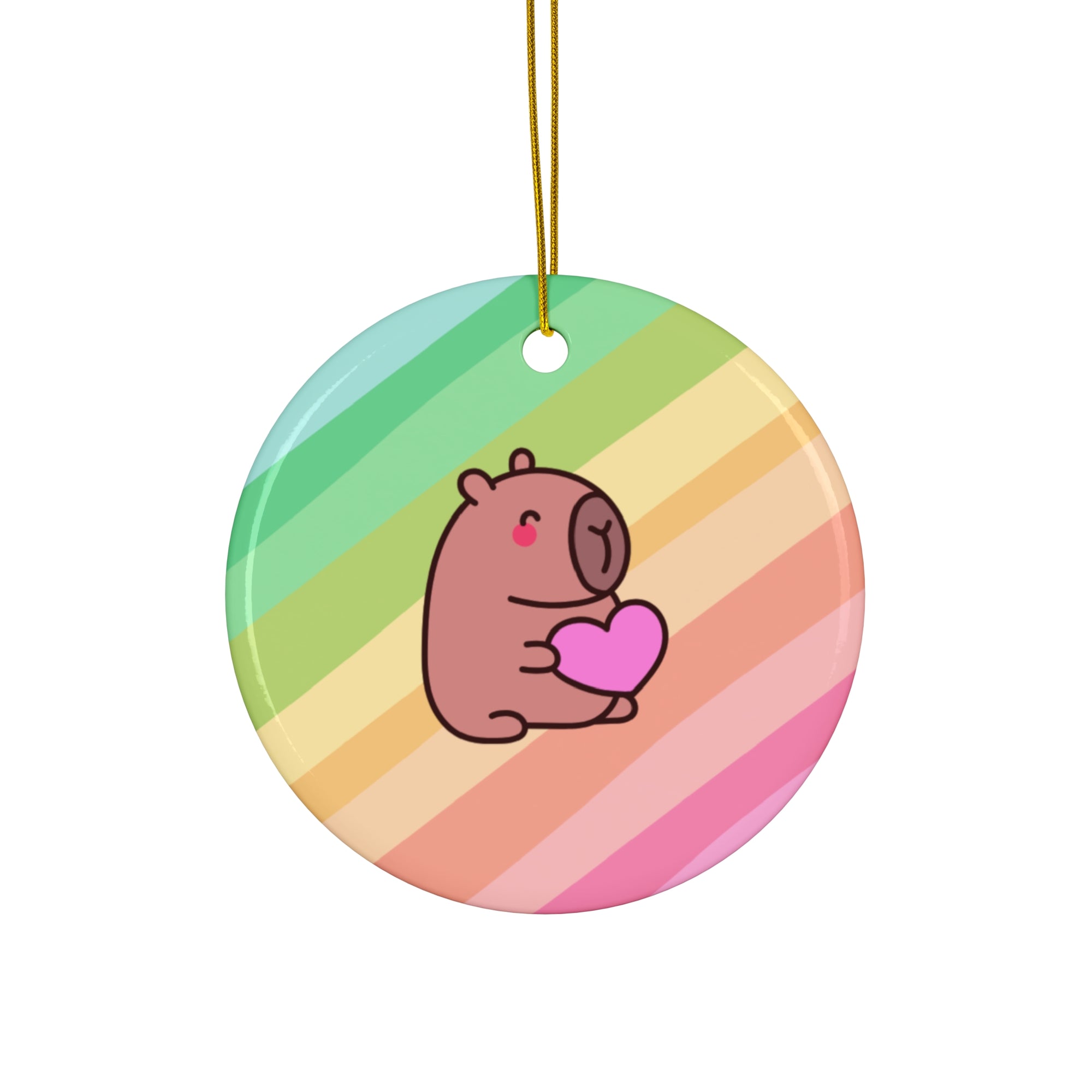 Cappybara or Customize Ceramic Ornament