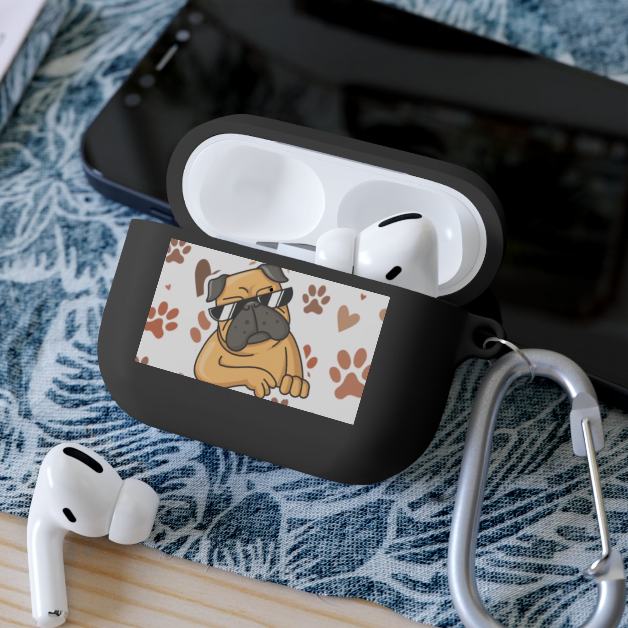 Cute Dog Paw Print AirPods Case Cover