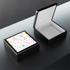 Colorful Floral Jewelry Box