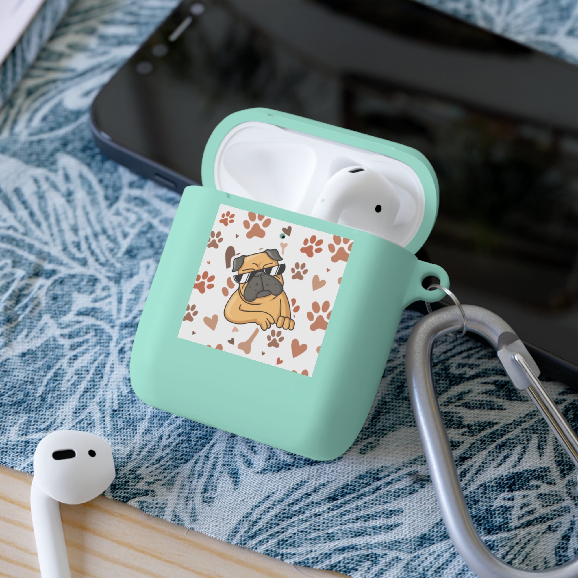 Cute Dog Paw Print AirPods Case Cover