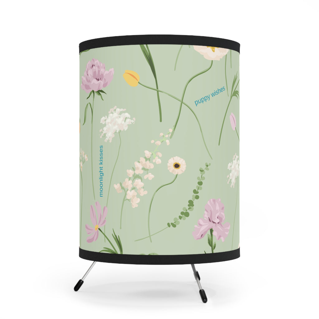 Floral Tripod Lamp