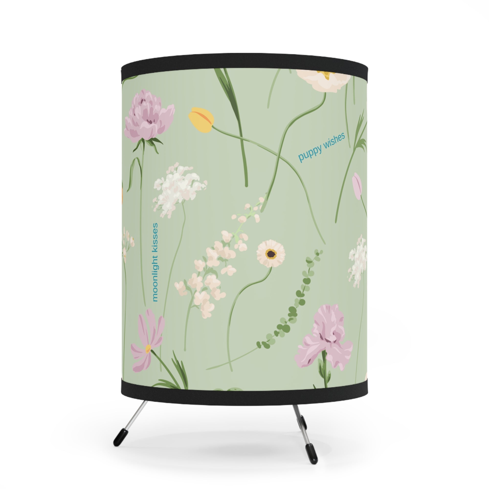 Floral Tripod Lamp