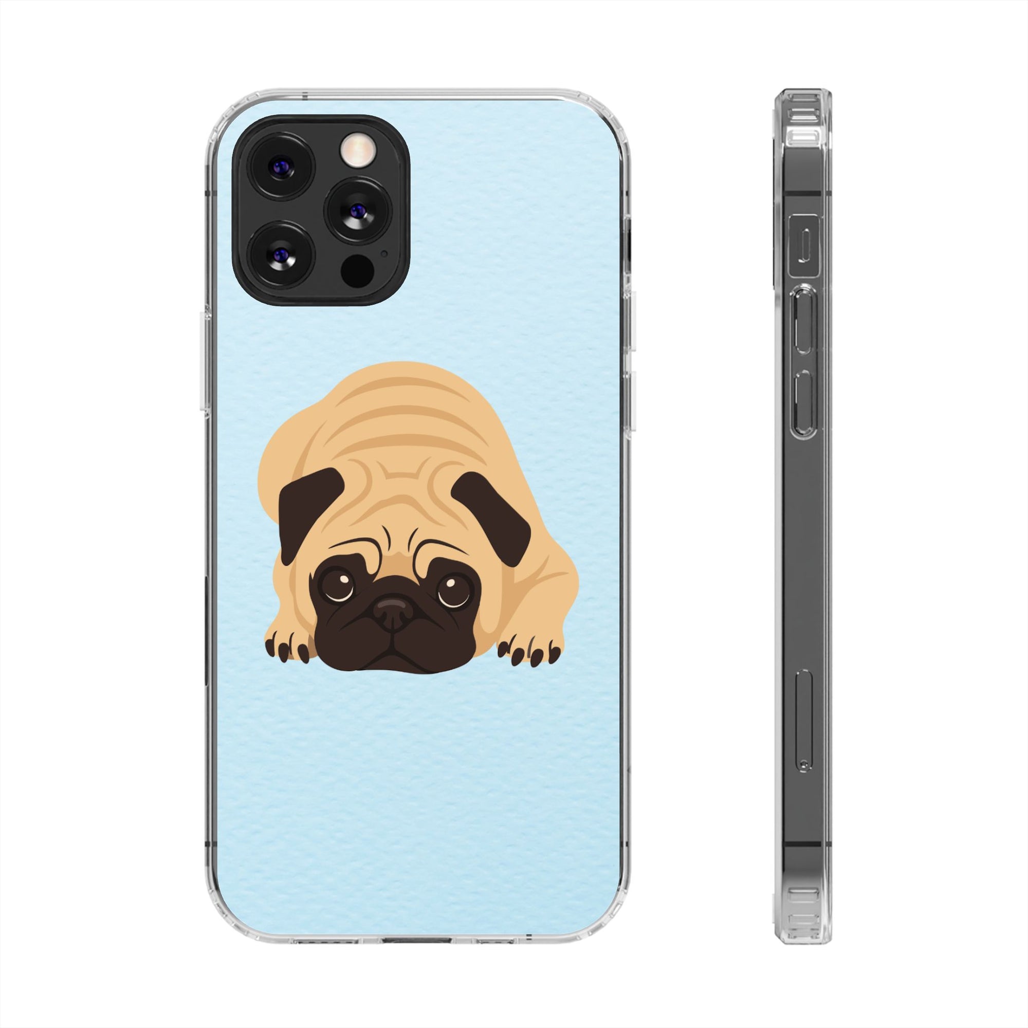 Clear Cute Puppy Impact-Resistant Cases