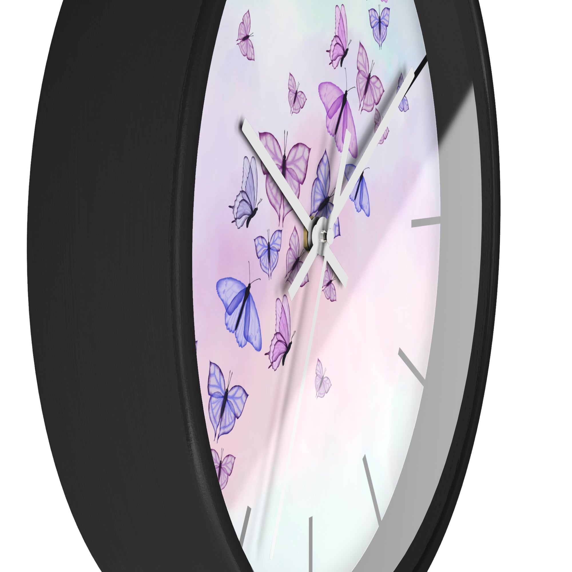 Butterfly Garden Wall Clock