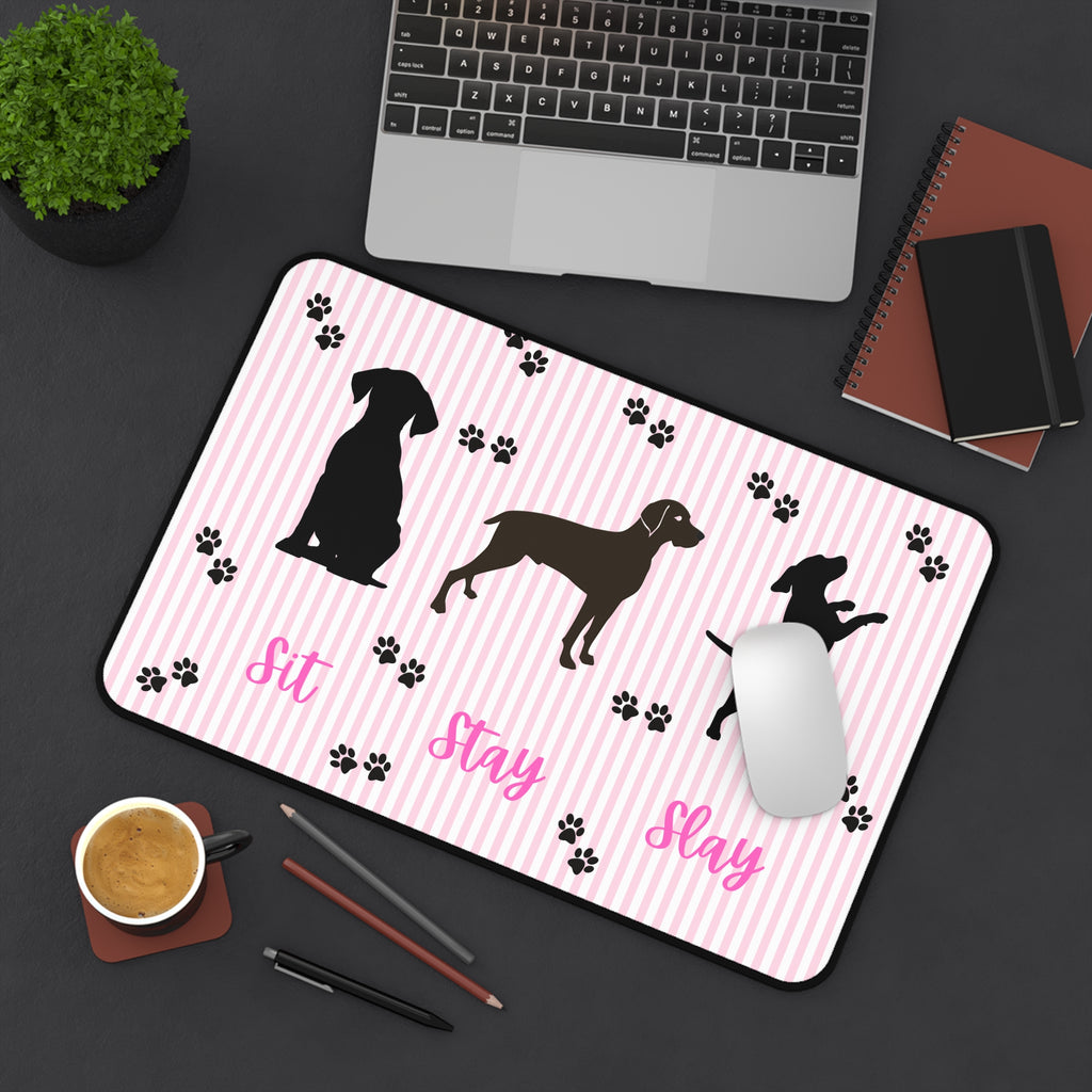 Charming Dog Themed Desk Mat
