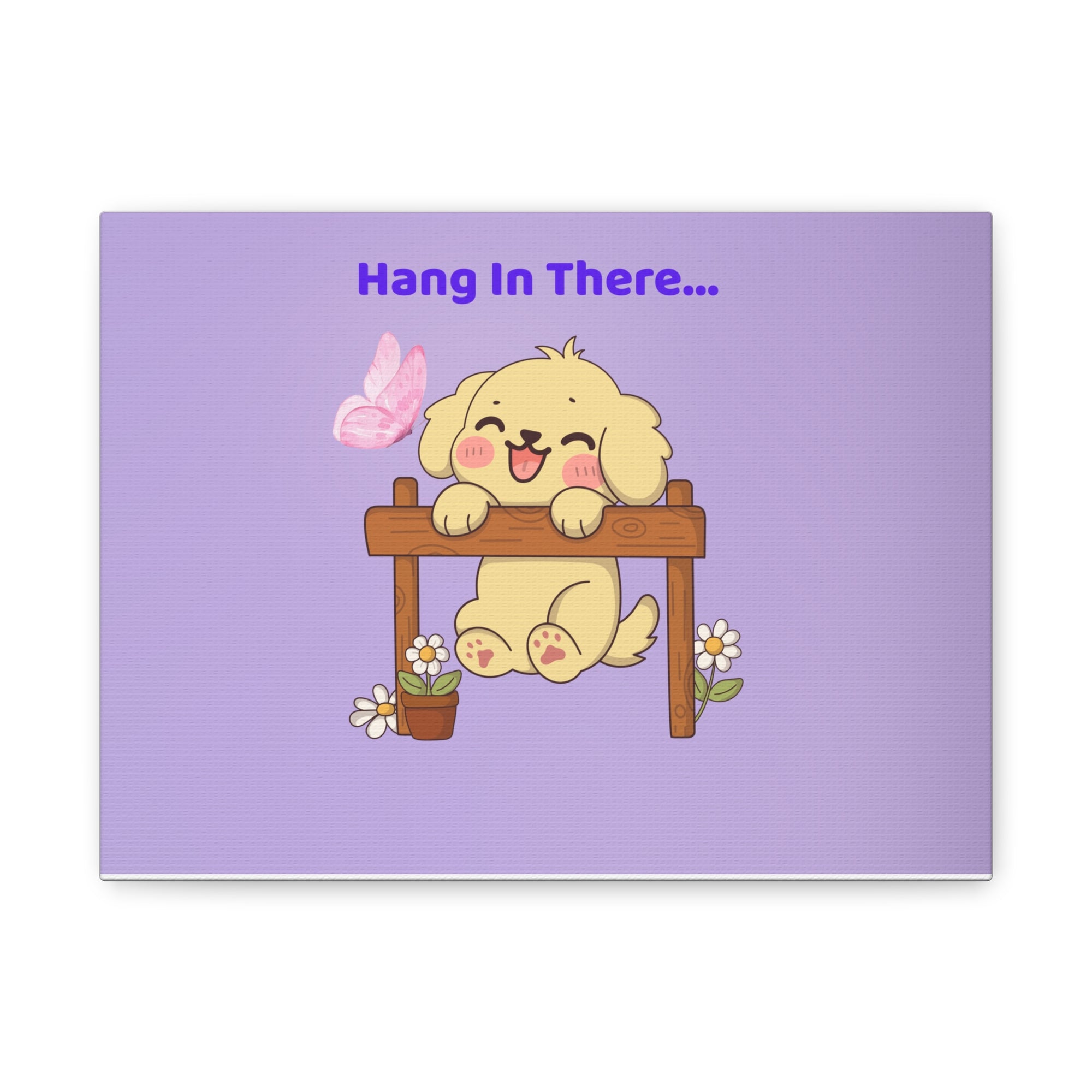 Charming Dog Canvas Print Wall Art