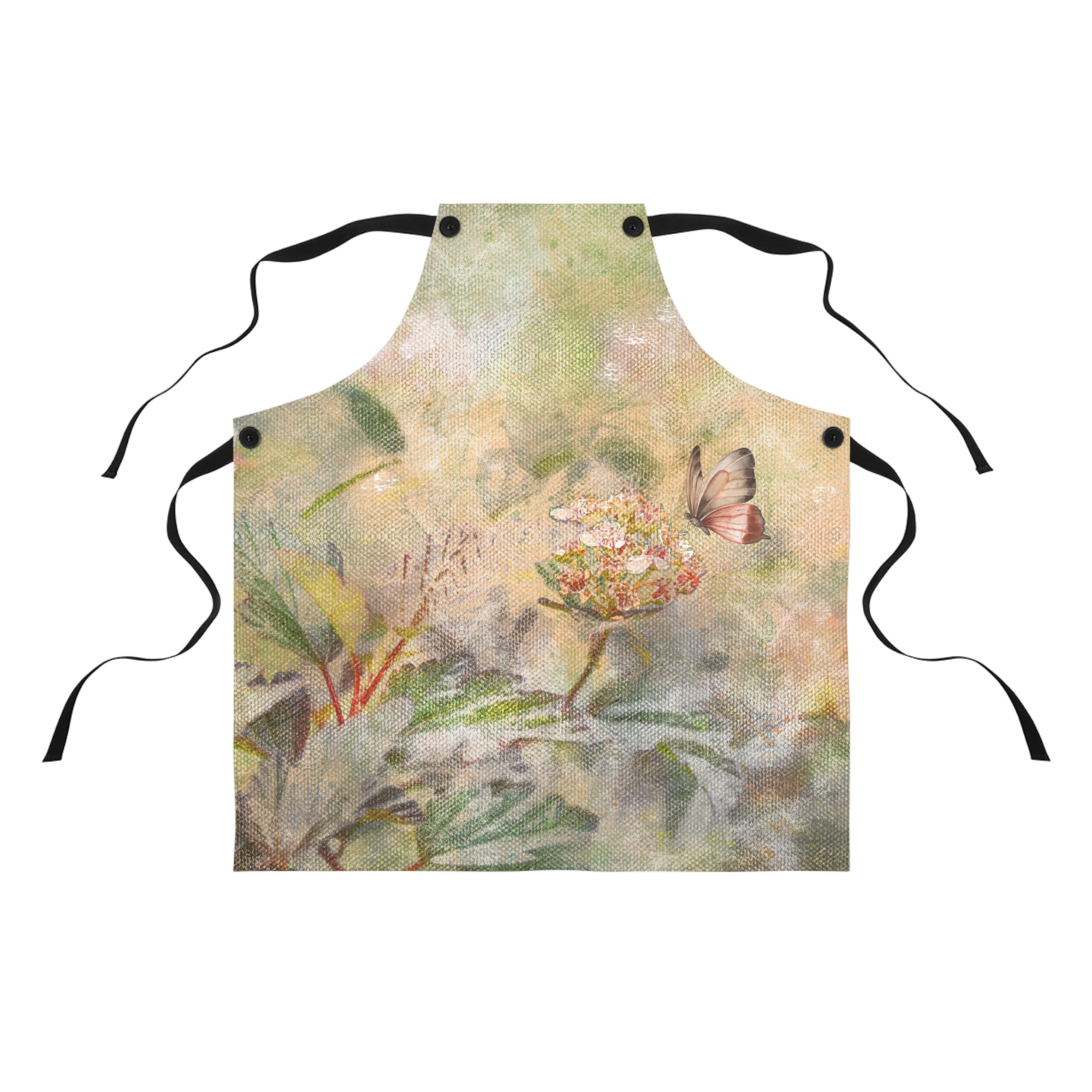 Butterfly Garden Floral Cook's Apron