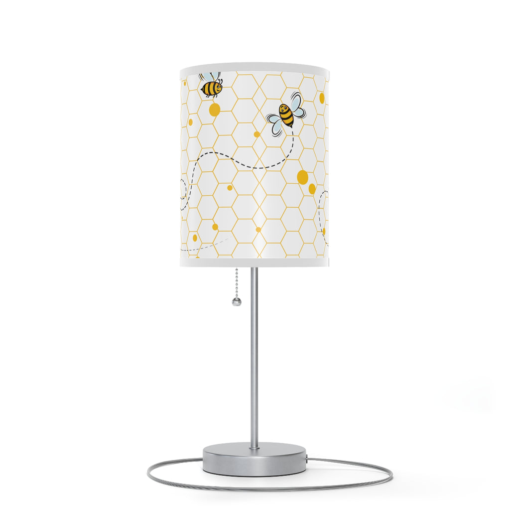 Chic Bee-Themed Table Lamp