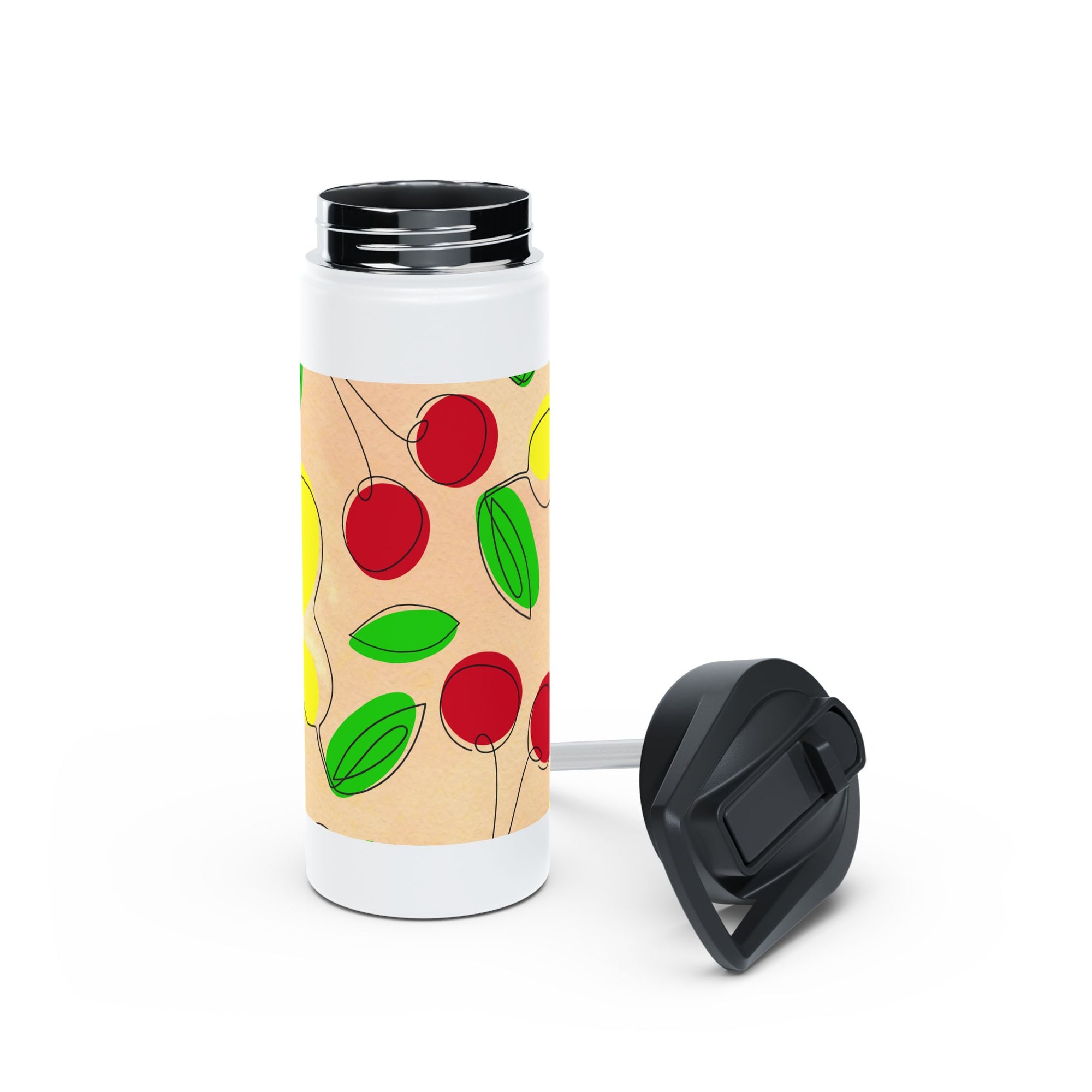 Charming Fruit Pattern Water Bottle