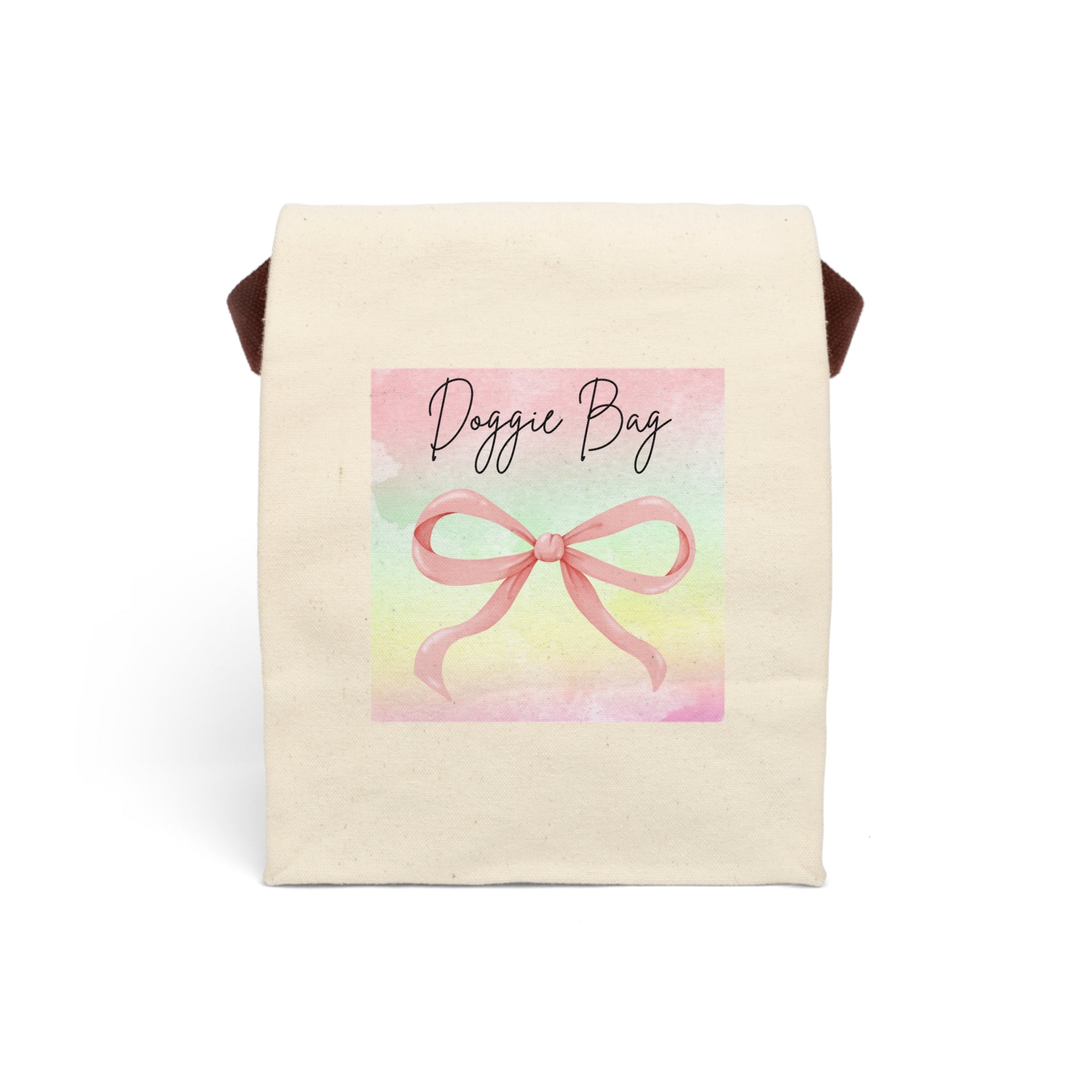 Canvas Lunch Bag With Strap