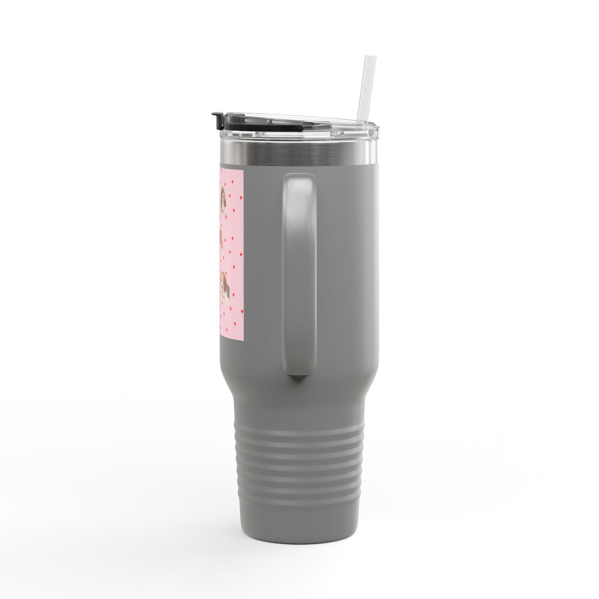 Cute Pet-Themed Insulated Travel Mug, 40oz