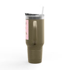 Cute Pet-Themed Insulated Travel Mug, 40oz
