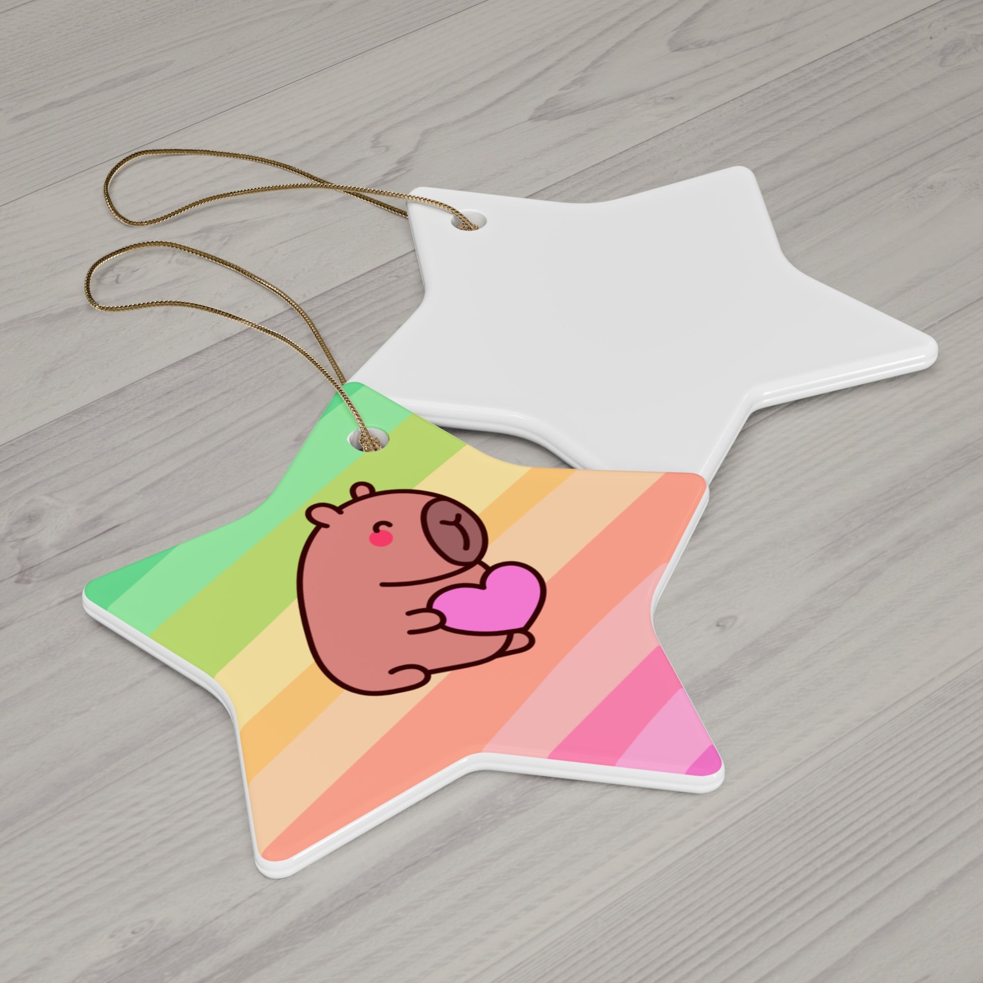 Cappybara or Customize Ceramic Ornament