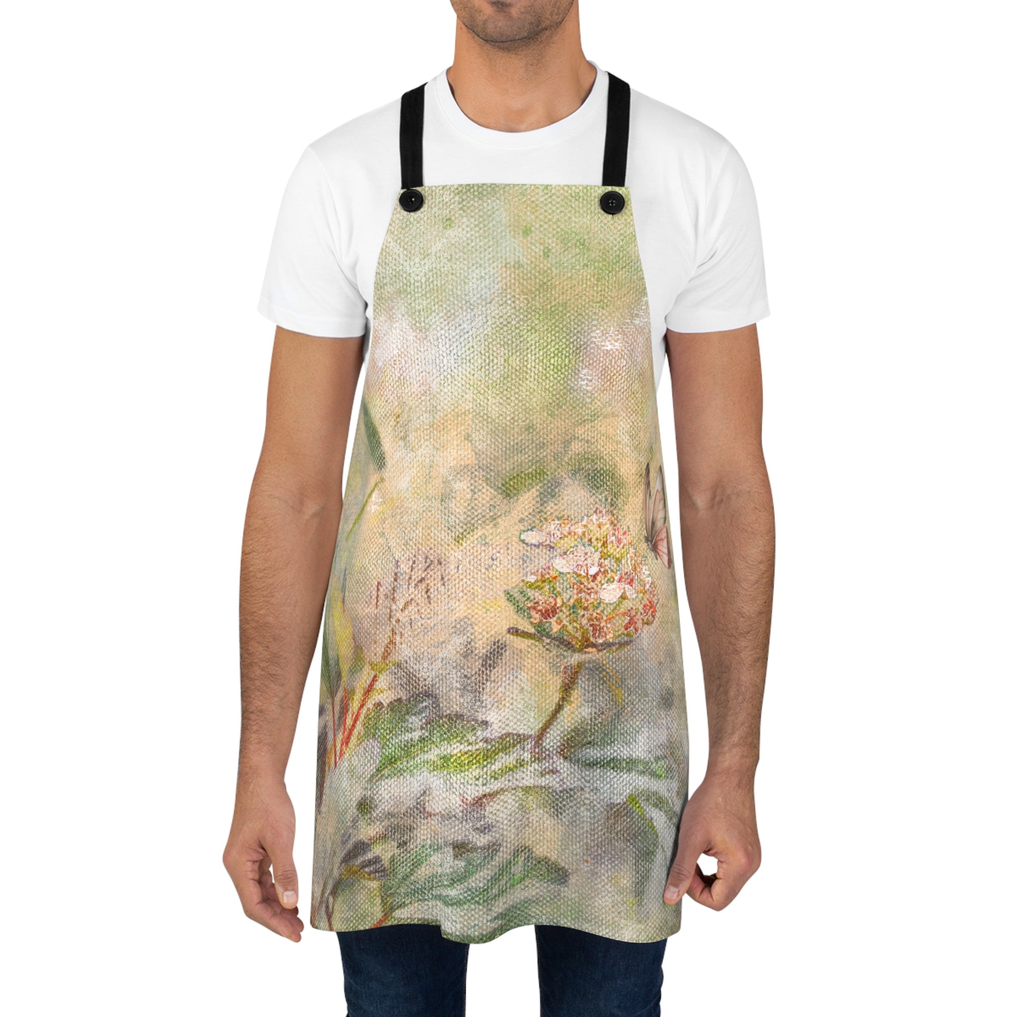 Butterfly Garden Floral Cook's Apron
