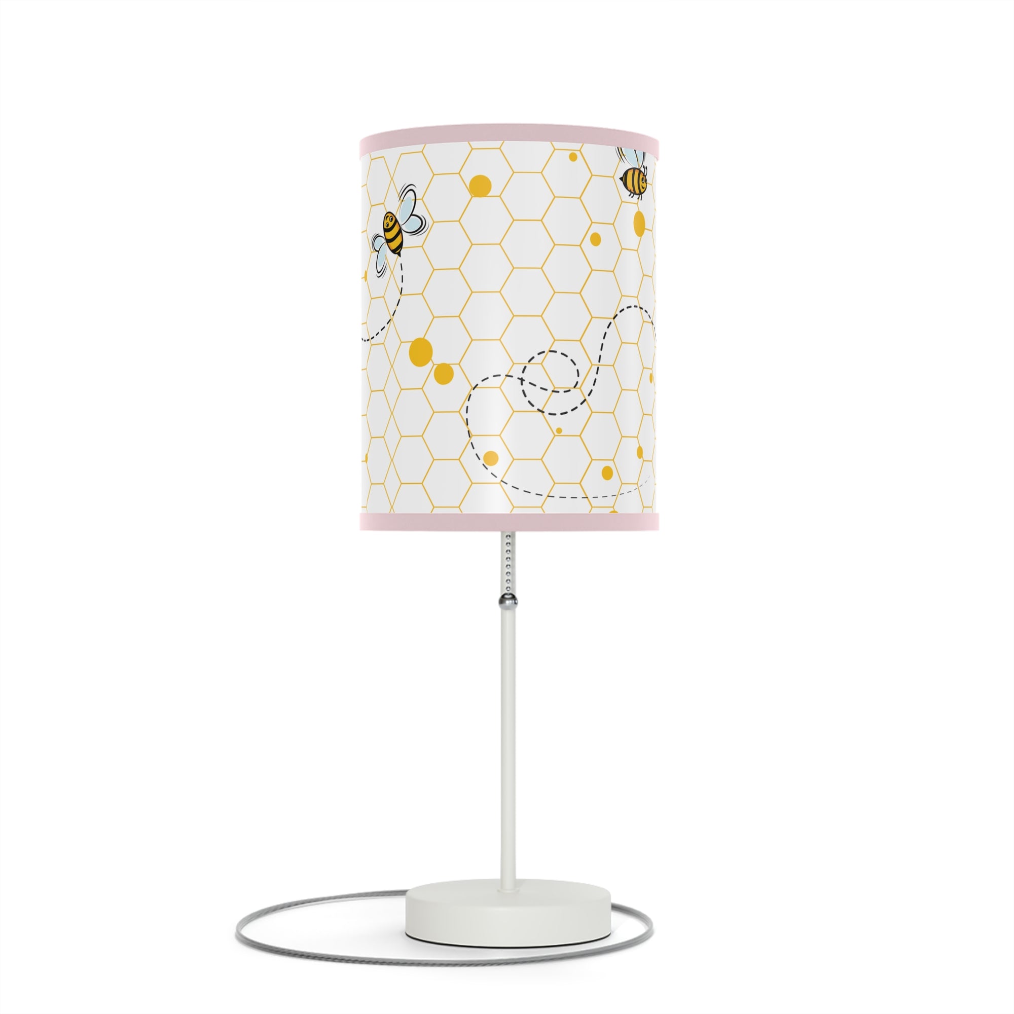 Chic Bee-Themed Table Lamp