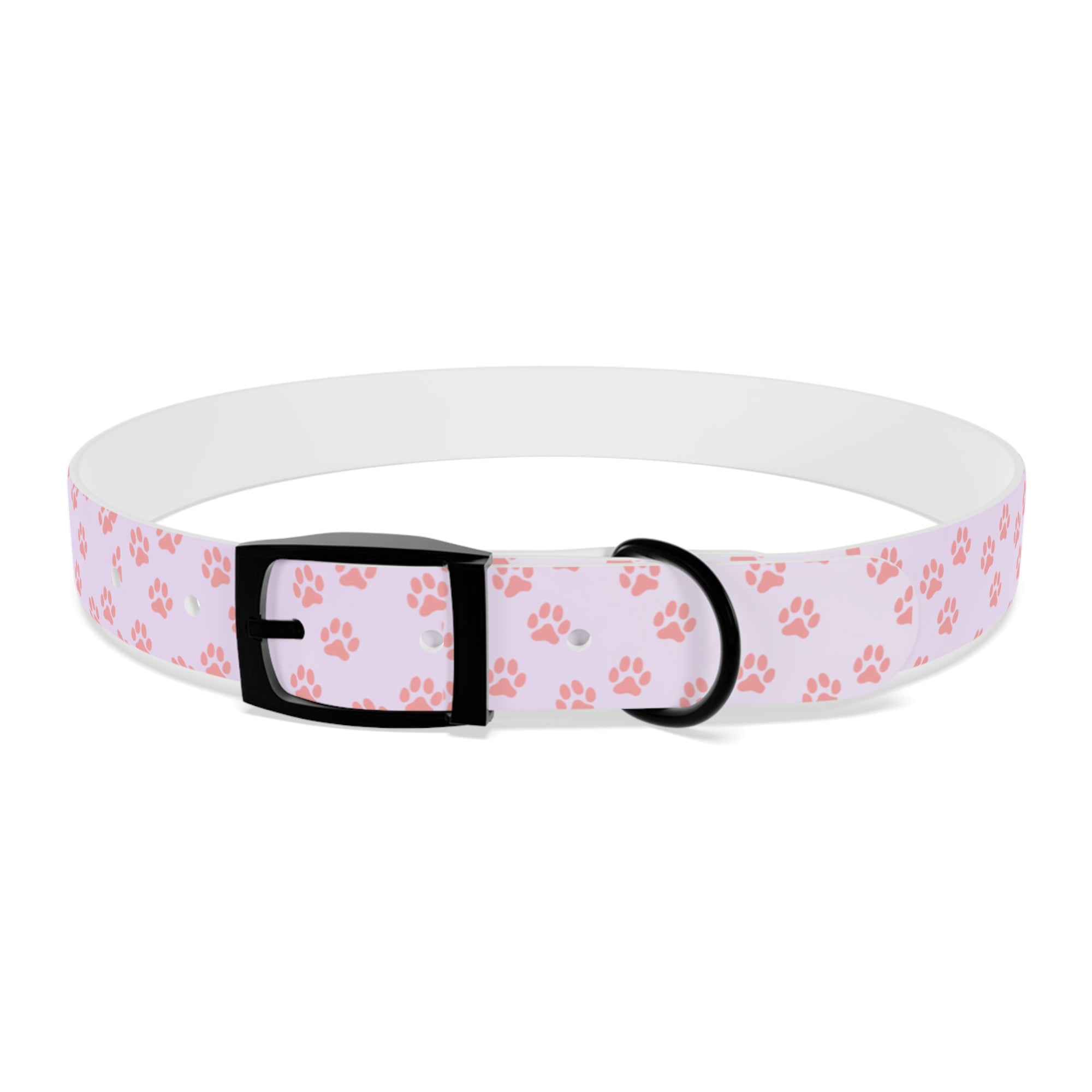 Charming Pet Collar with Paw Print Design