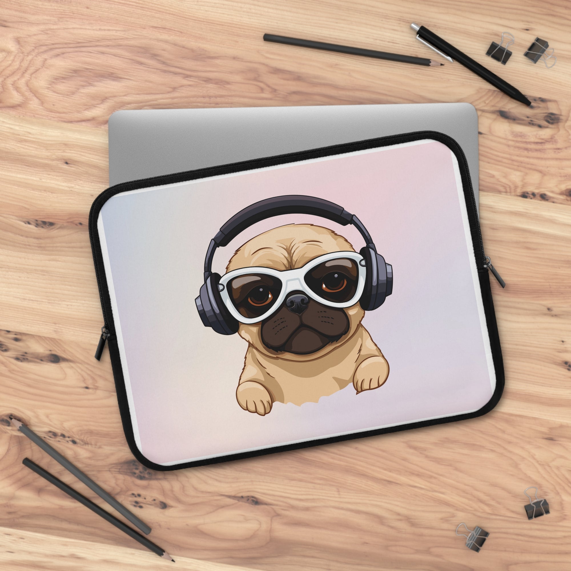 Cute Pug Laptop Sleeve
