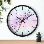 Butterfly Garden Wall Clock