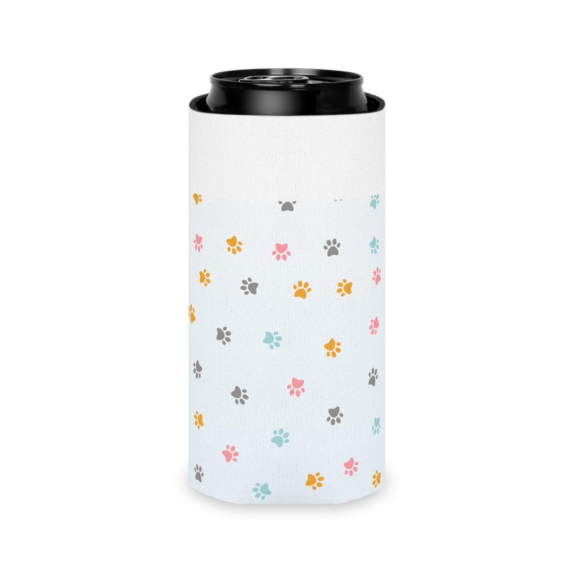 Paw Print Can Cooler