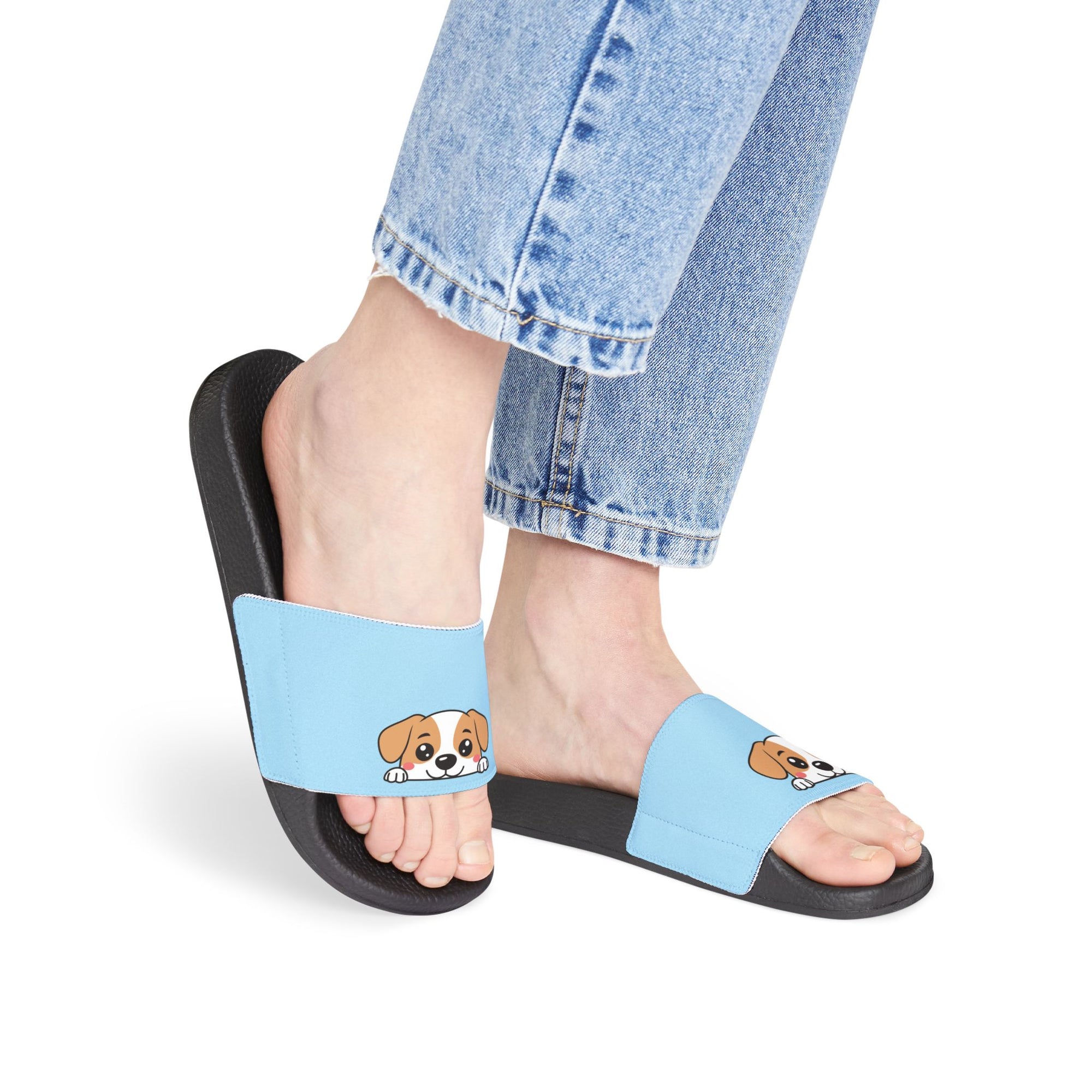 Cute Dog-Themed Sandals | Removable Straps