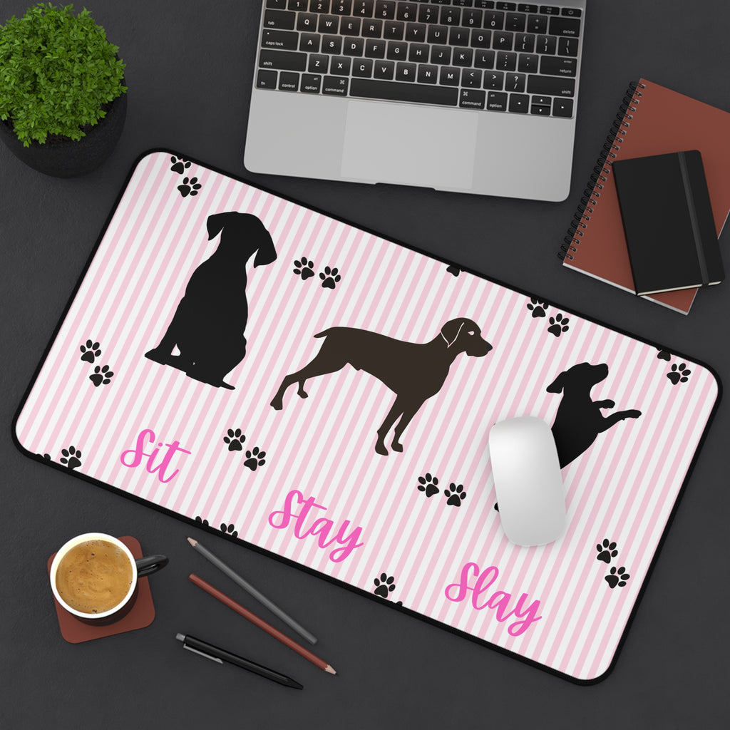 Charming Dog Themed Desk Mat