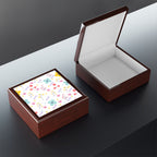 Colorful Floral Jewelry Box