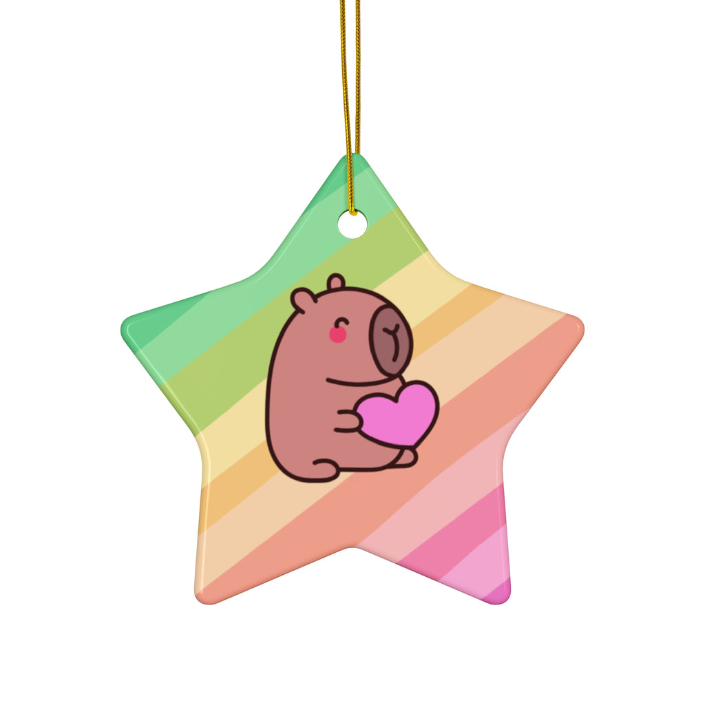 Cappybara or Customize Ceramic Ornament