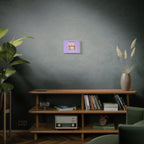 Charming Dog Canvas Print Wall Art