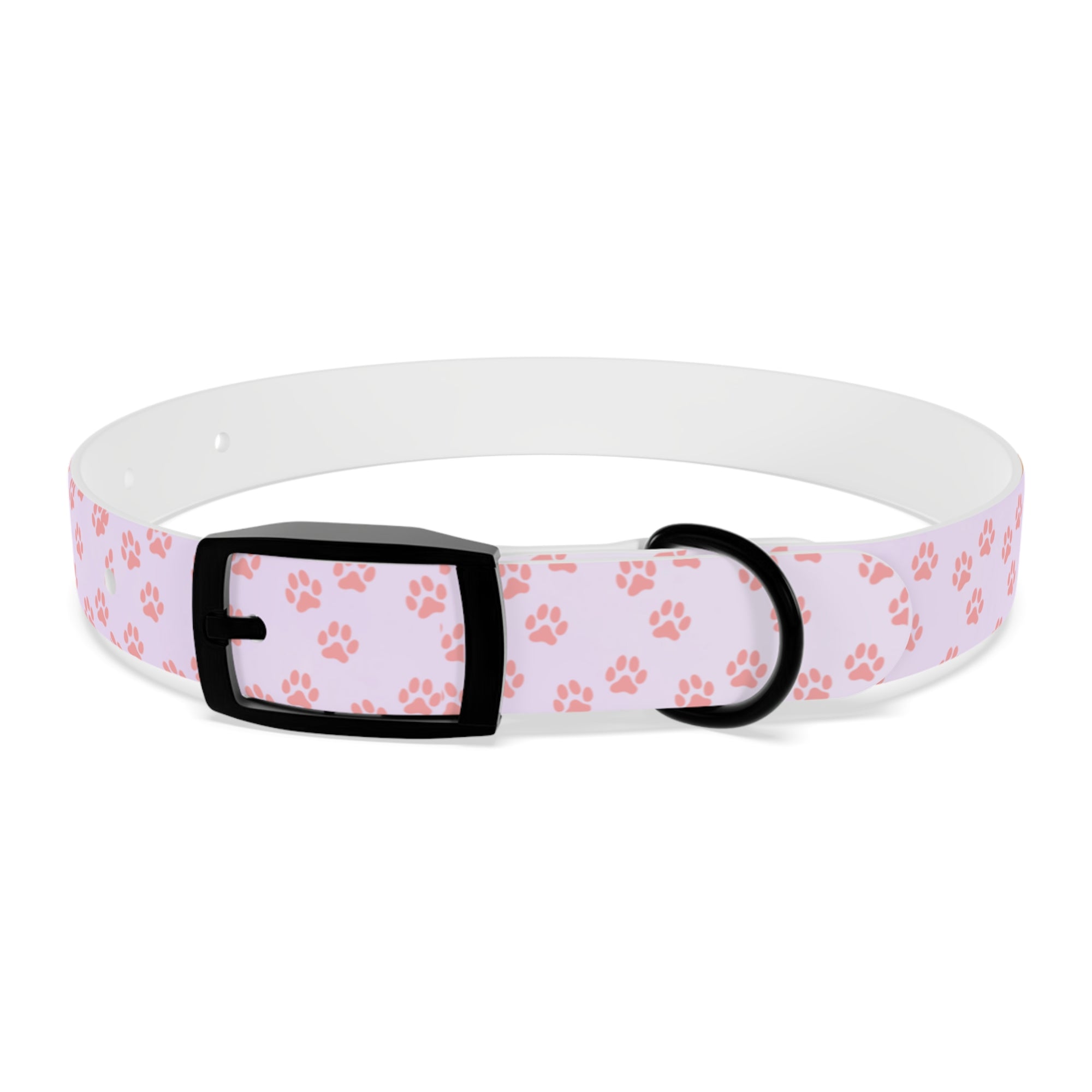 Charming Pet Collar with Paw Print Design