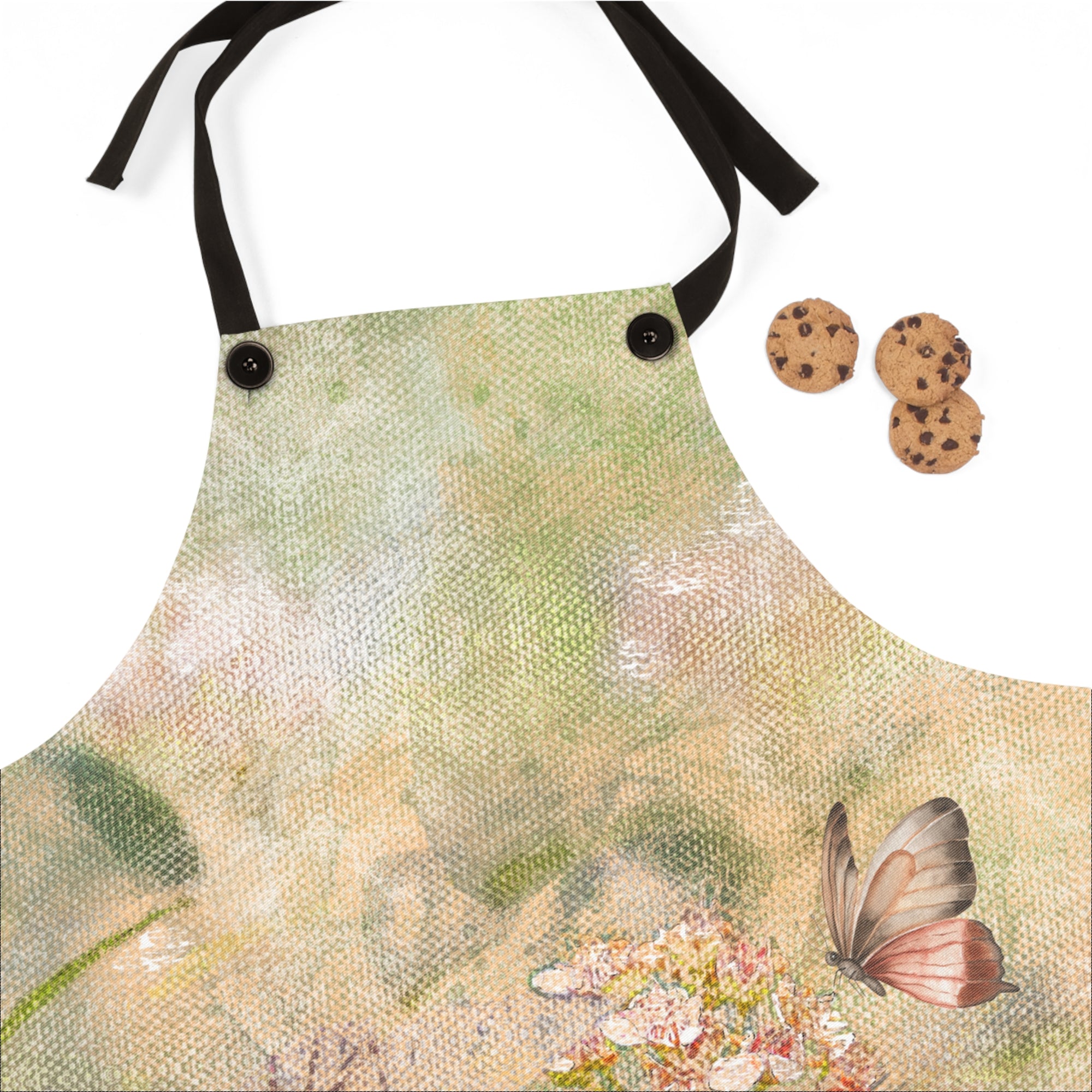 Butterfly Garden Floral Cook's Apron