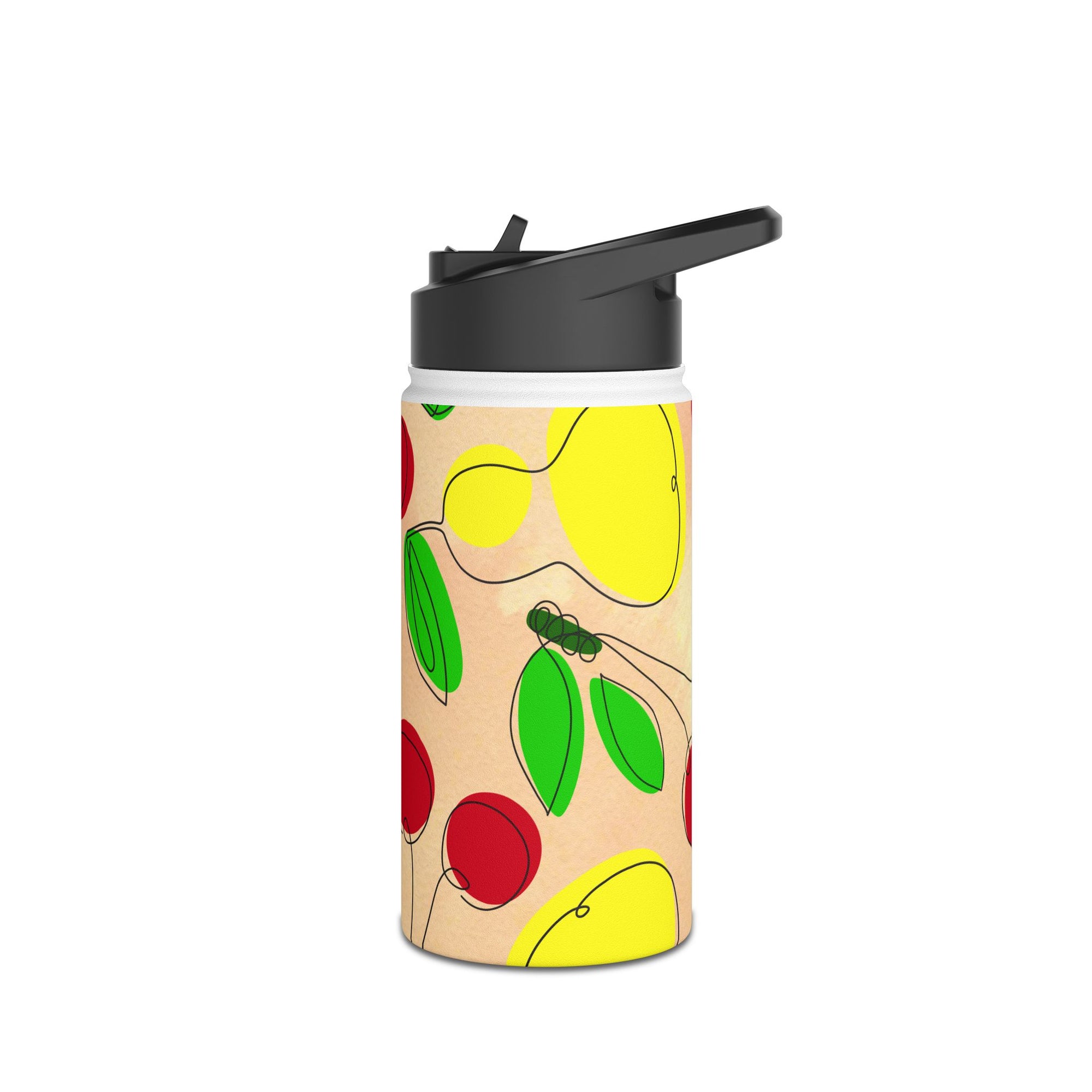 Charming Fruit Pattern Water Bottle
