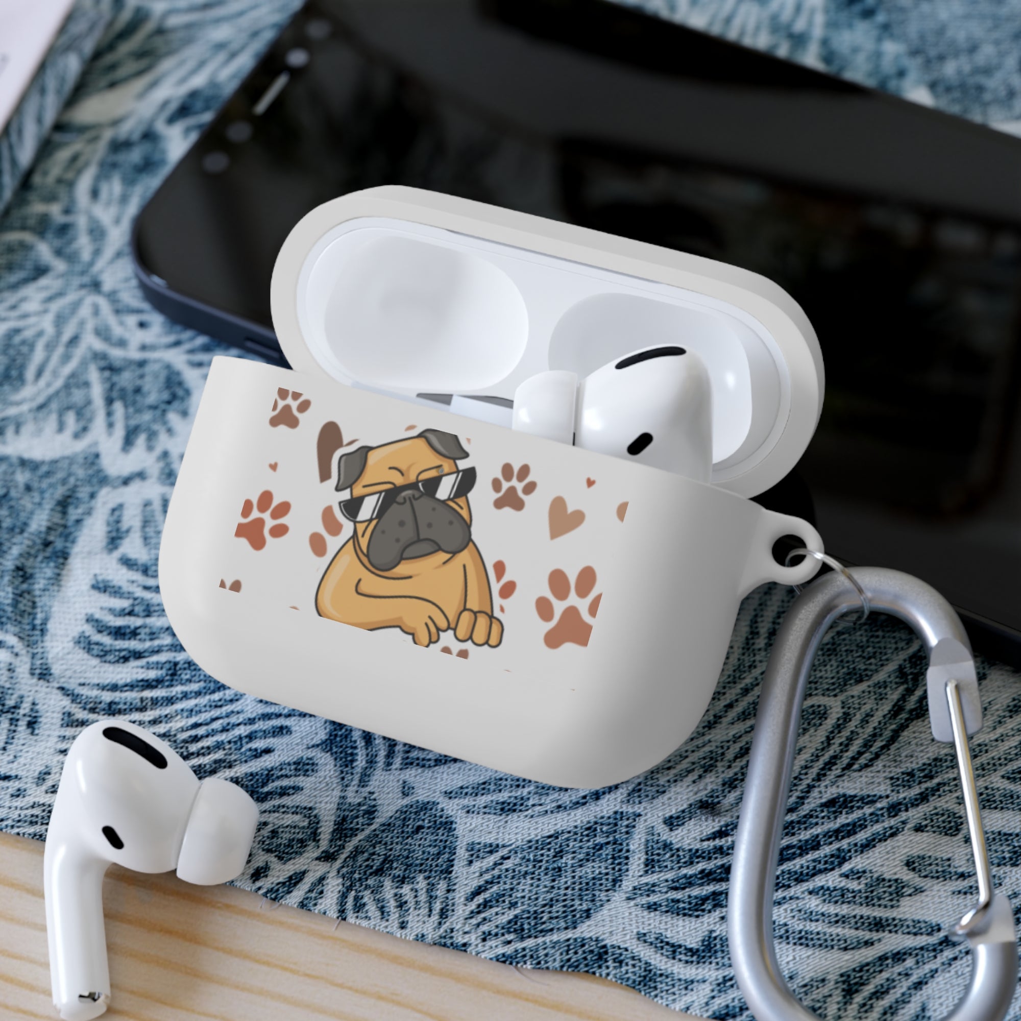 Cute Dog Paw Print AirPods Case Cover