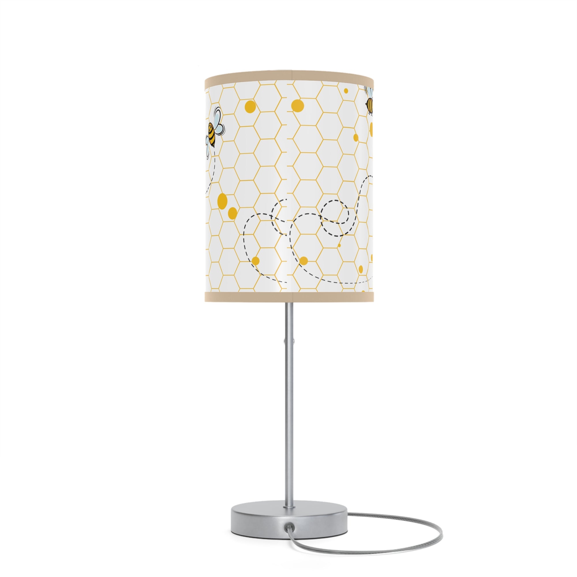 Chic Bee-Themed Table Lamp