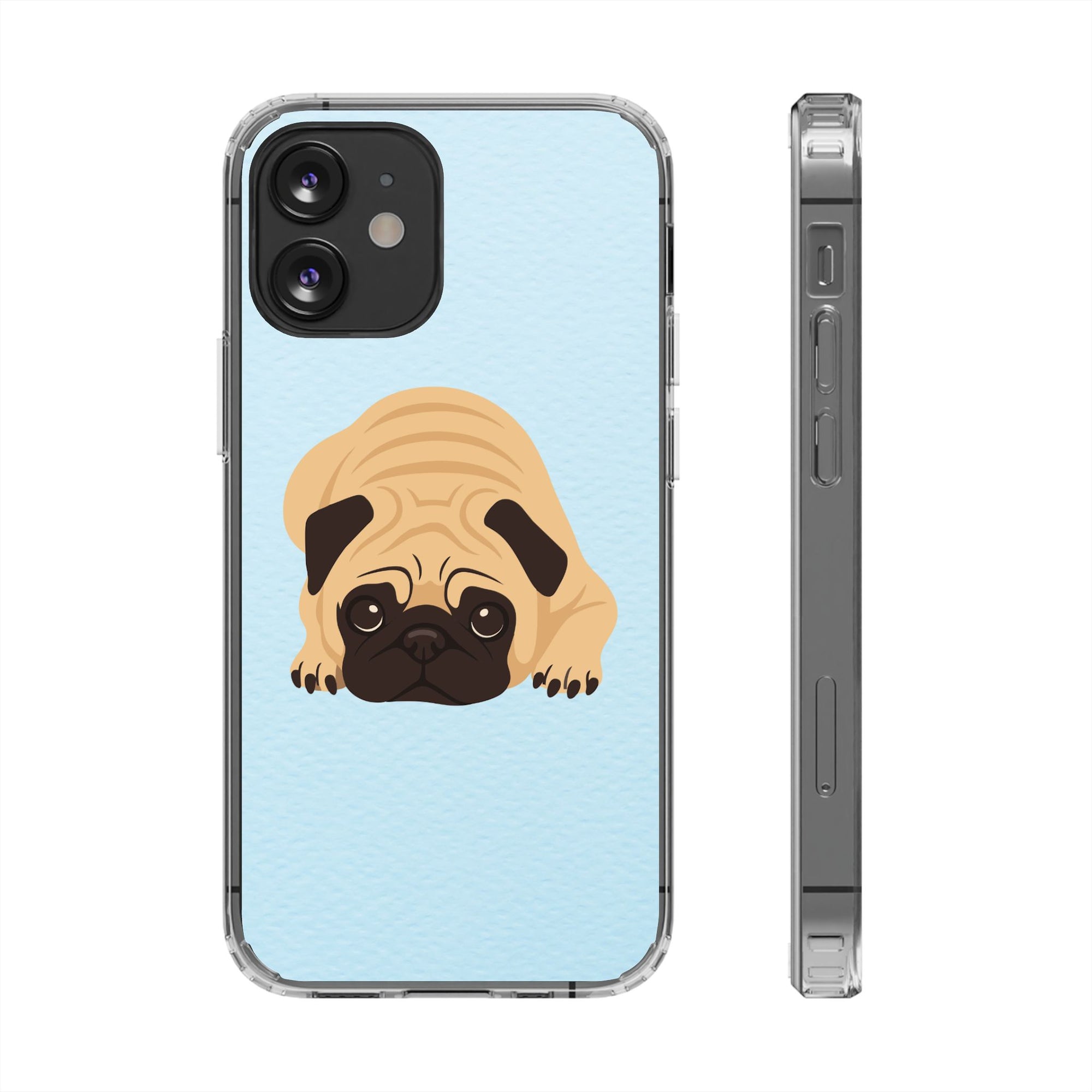 Clear Cute Puppy Impact-Resistant Cases