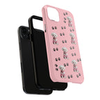 Tough Phone Case Cute Dog & Paws Design