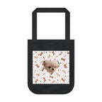 Cute Dog Lover's Organic Canvas Tote Bag