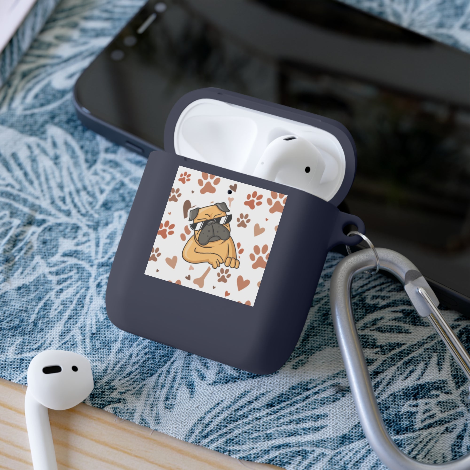 Cute Dog Paw Print AirPods Case Cover