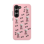 Tough Phone Case Cute Dog & Paws Design