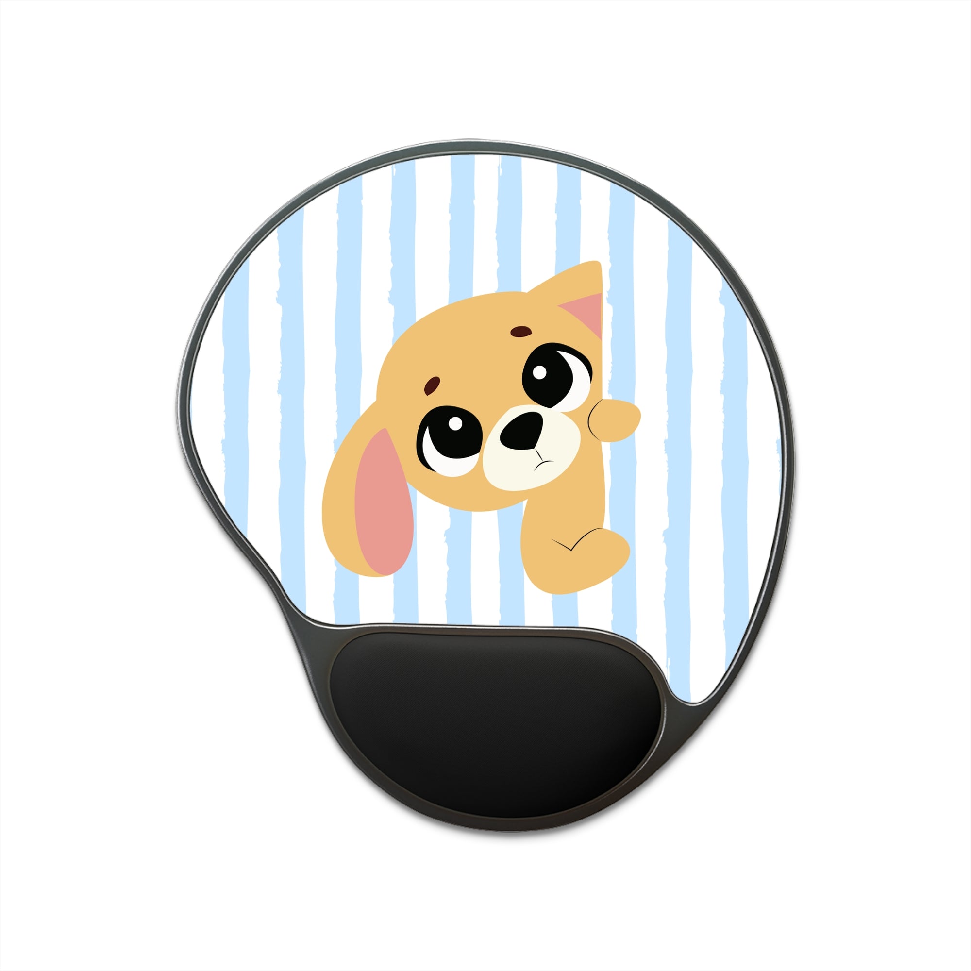 Cute Pup Comfort Mouse Pad  Ergonomic Wrist Support