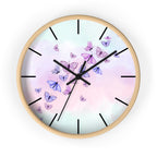 Butterfly Garden Wall Clock