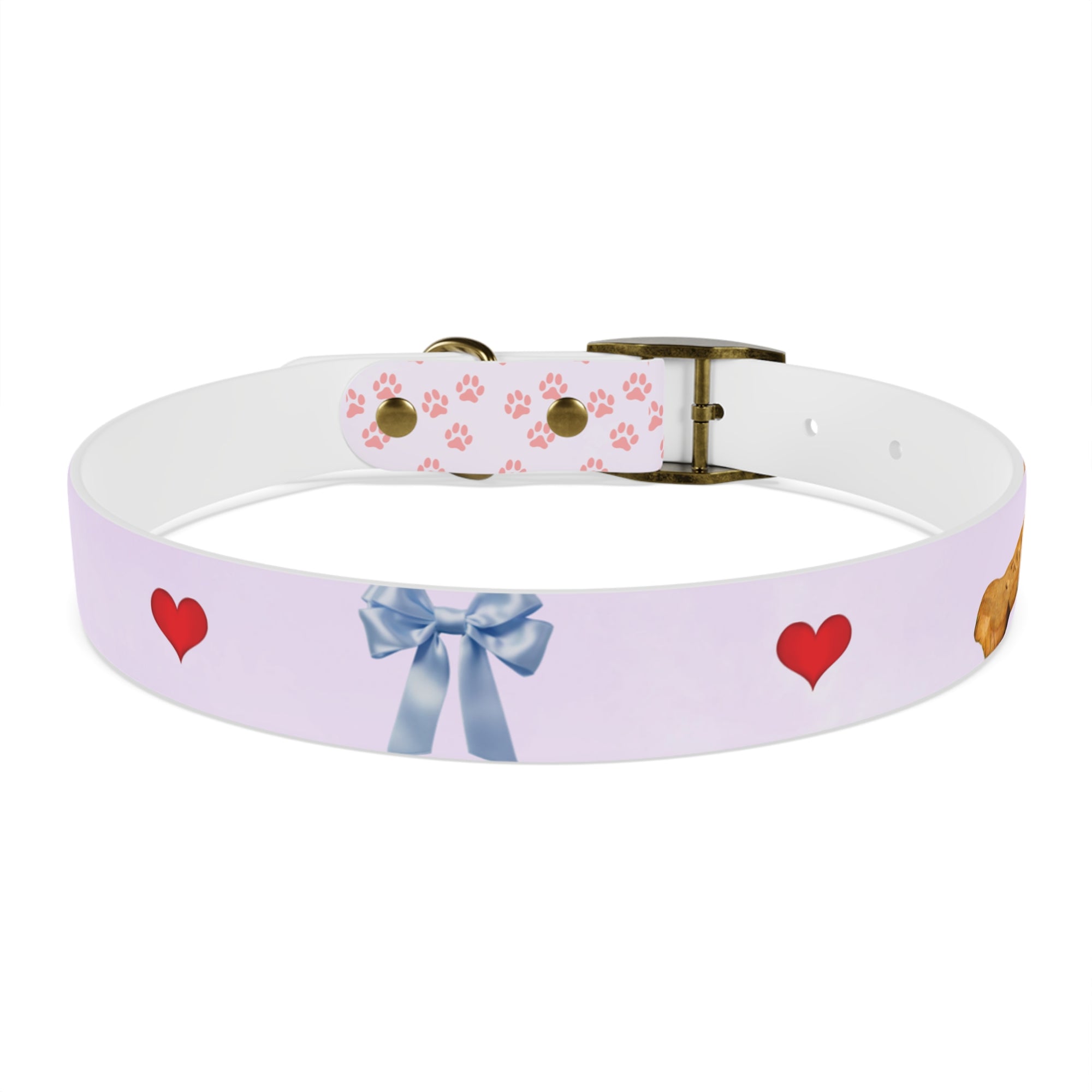 Charming Pet Collar with Paw Print Design