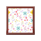 Colorful Floral Jewelry Box
