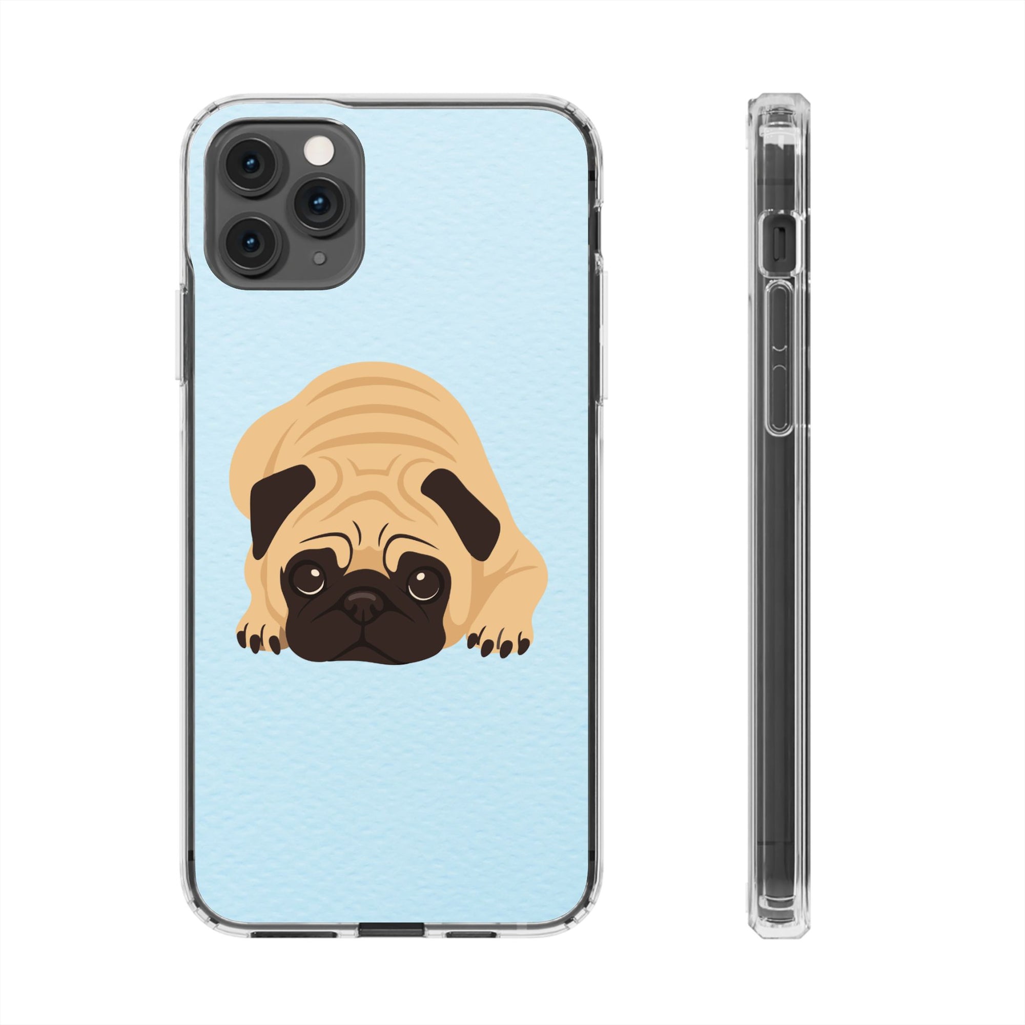 Clear Cute Puppy Impact-Resistant Cases